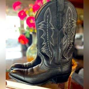 Lucchese 2000 Calf skin Boots 9.5 EE Black